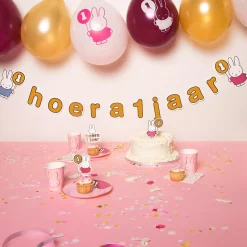 Nijntje hoera 1 jaar slinger Multi