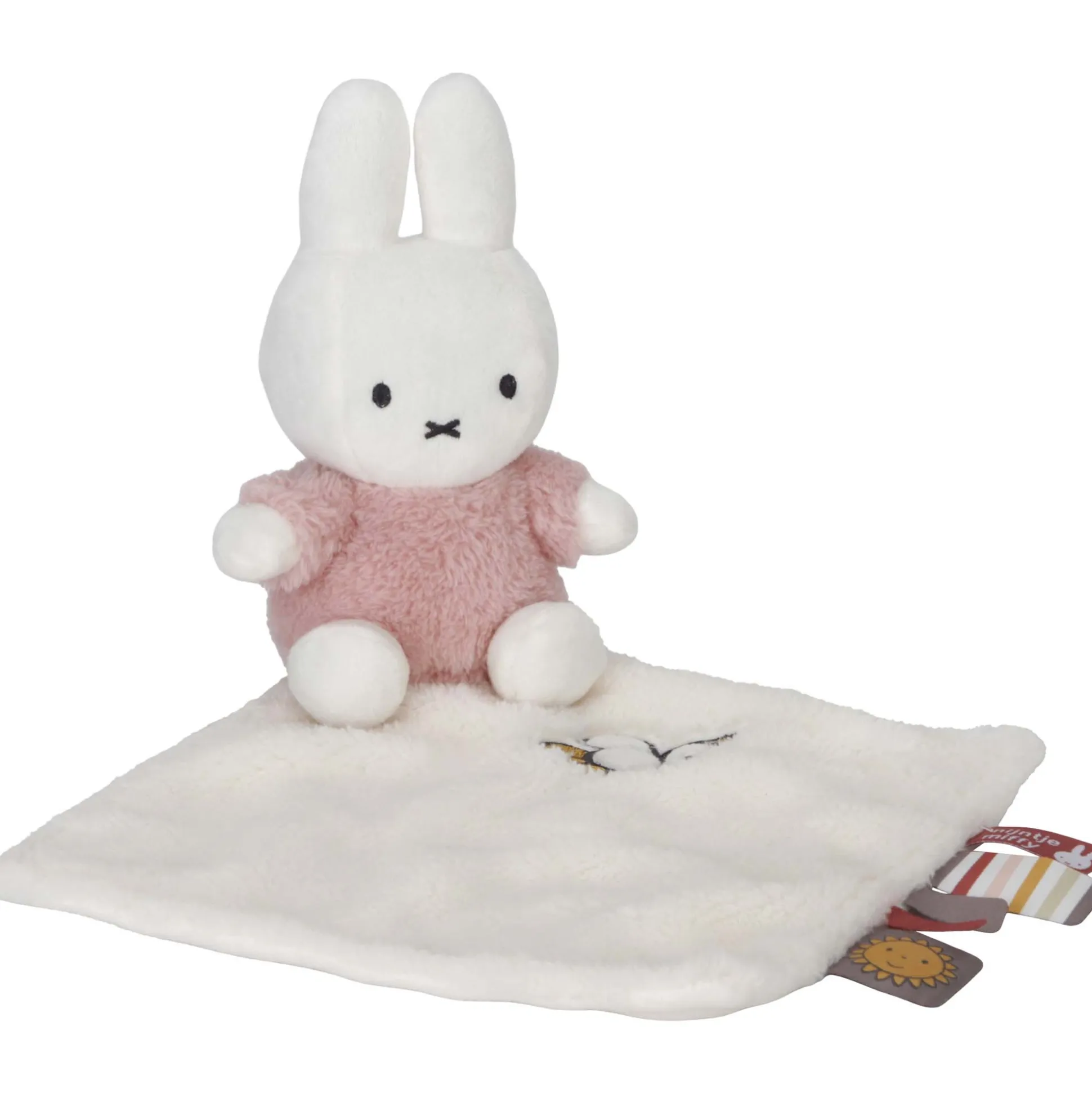 Nijntje Knuffeldoekje Fluffy Pink Pink
