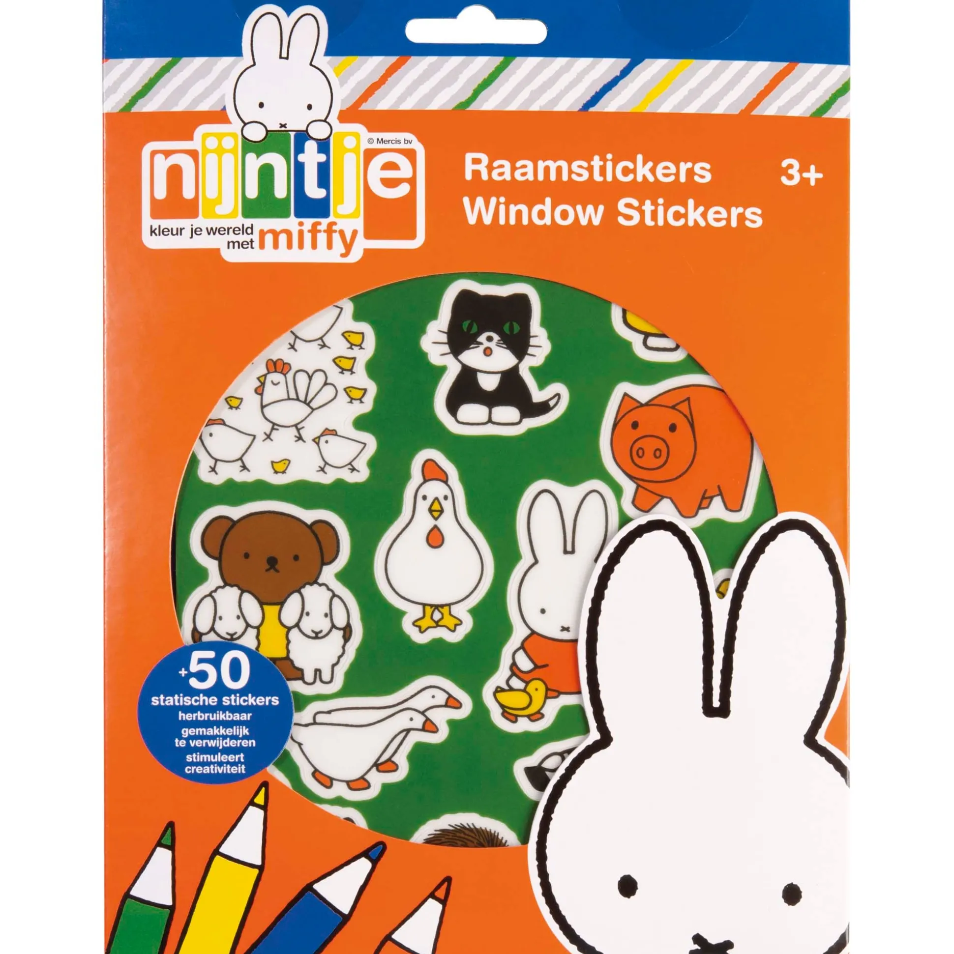 Nijntje raamstickers Multi