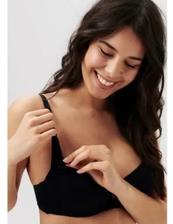 Noppies voedingsbh voorgevormd  effen zwart