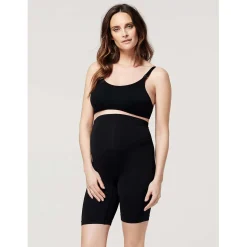 Noppies zwangerschapsshort seamless lang  effen zwart