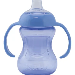 Nuby antilekbeker swirl blauw