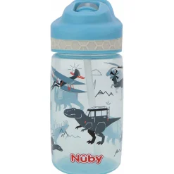 Nuby flip it beker zachte tuit blauw
