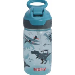 Nuby flip it beker zachte tuit blauw