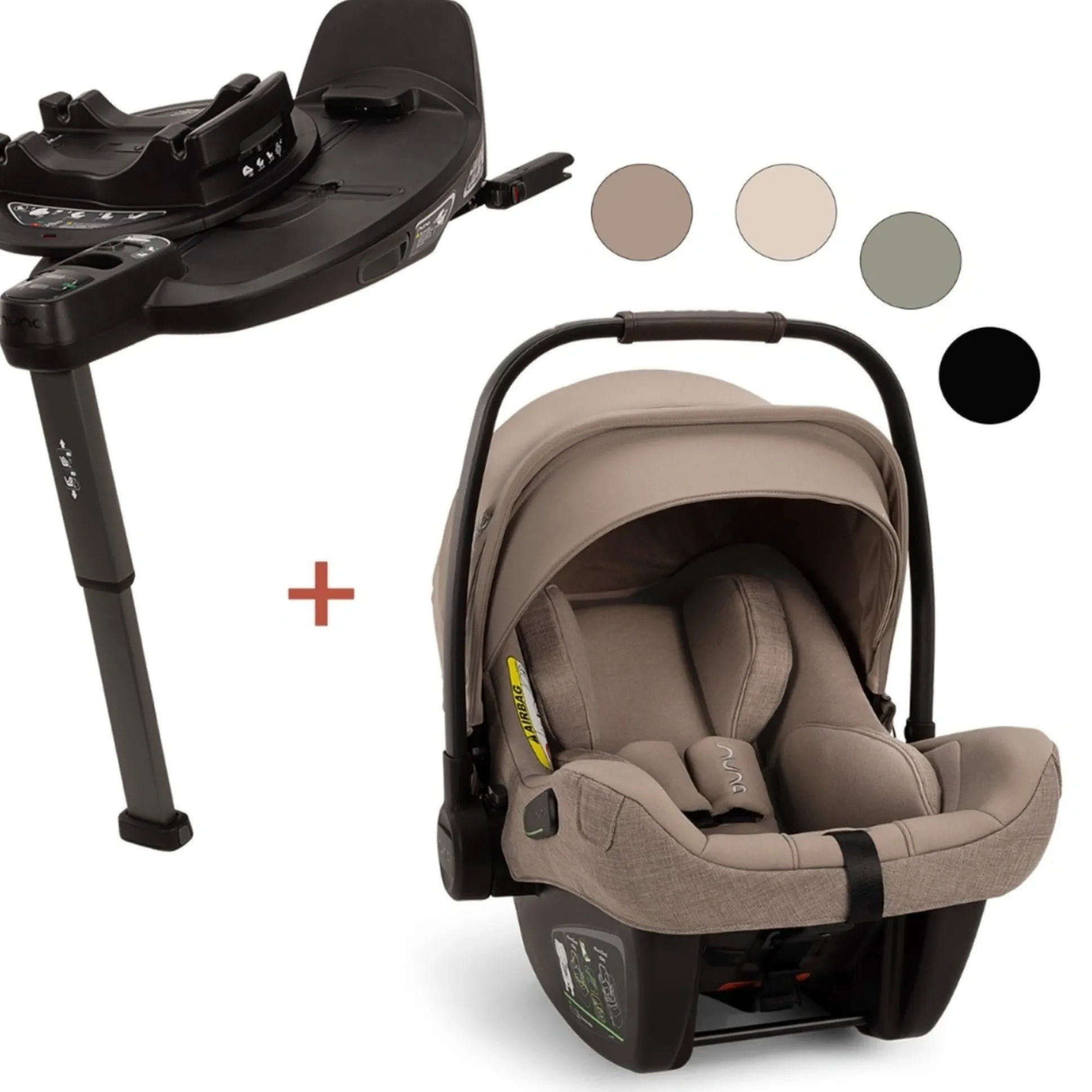 Nuna Pipa Next met Nuna Base Curv