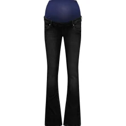 ONLY zwangerschapsjeans lang effen zwart