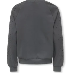 ONLY zwangerschapssweater lange mouwen effen grijs