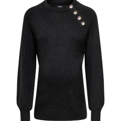 ONLY zwangerschapstrui lange mouwen effen zwart