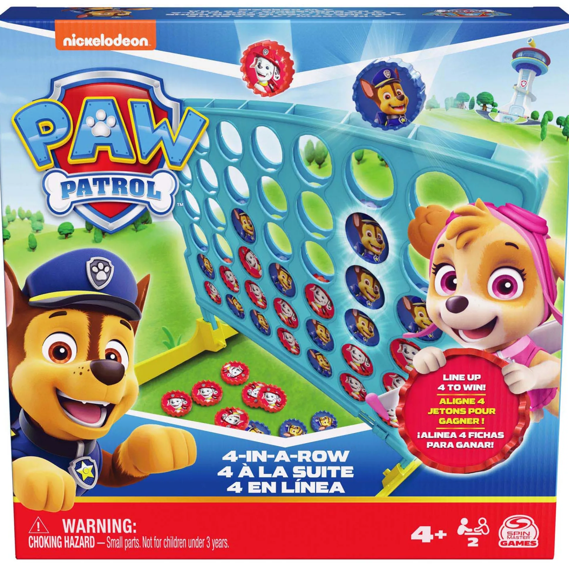 Paw Patrol spel vier op een rij Multi