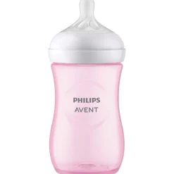 Philips Avent Natural fles 260ML roze