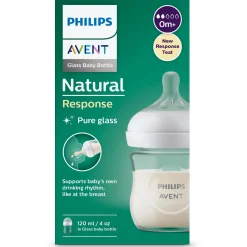 Philips Avent Natural glazen fles 120ML transparant