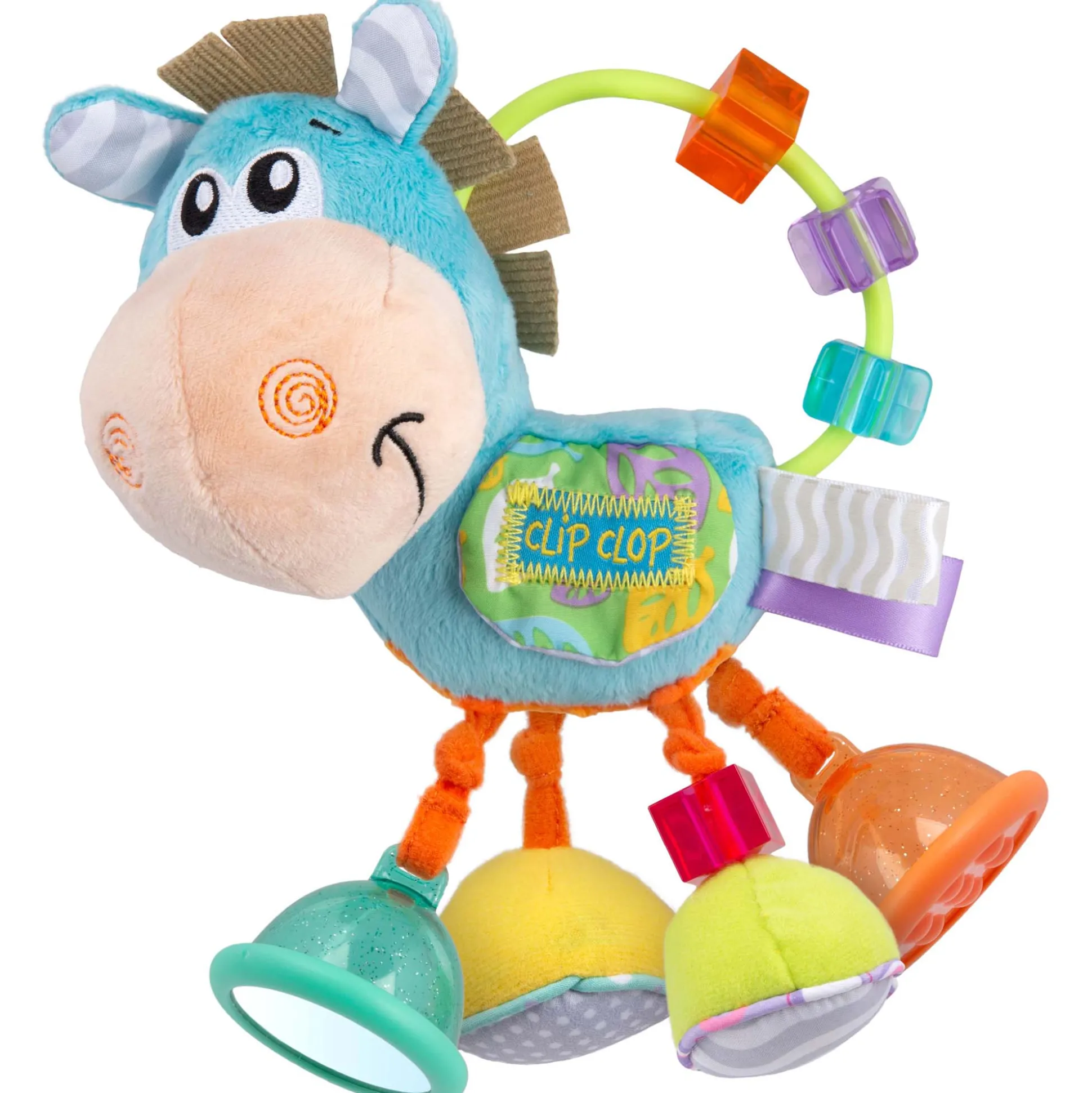 Playgro Clip Clop Activity Rattle Paard rammelaar Multi