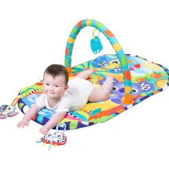 Playgro Cozy Oasis Tummy Time gym speelkleed Multi