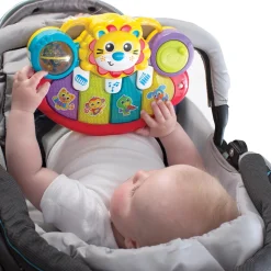 Playgro Lion Activity Kick toy rammelaar Multi