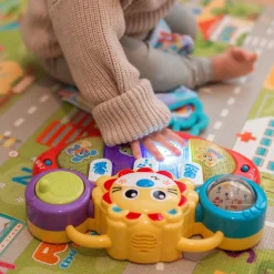 Playgro Lion Activity Kick toy rammelaar Multi