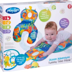 Playgro ocean tummy time activity pillow Multi