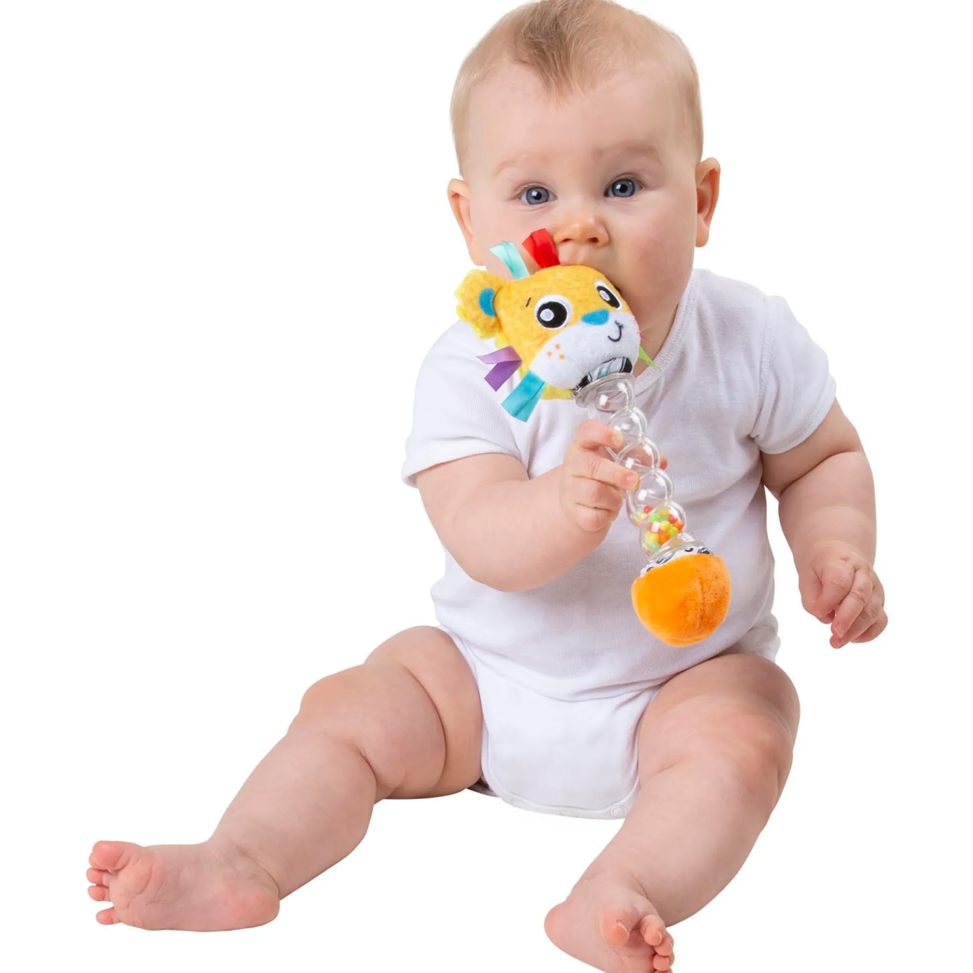 Playgro rammelaar Safari Shaker Rain Rattle Stick Multi