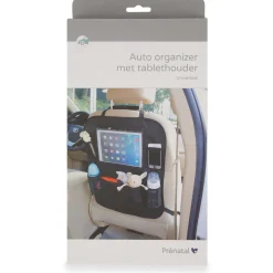 Prenatal auto organizer met tablethouder Black
