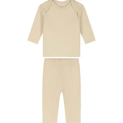 Prenatal baby rib pyjama beige