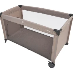 Prenatal campingbed Sinne taupe met matras & matrashoes