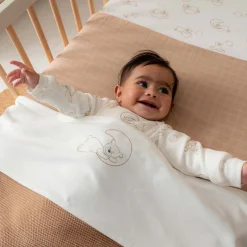 Prenatal ledikantlaken Beren wit