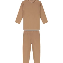 Prenatal peuter rib pyjama beige