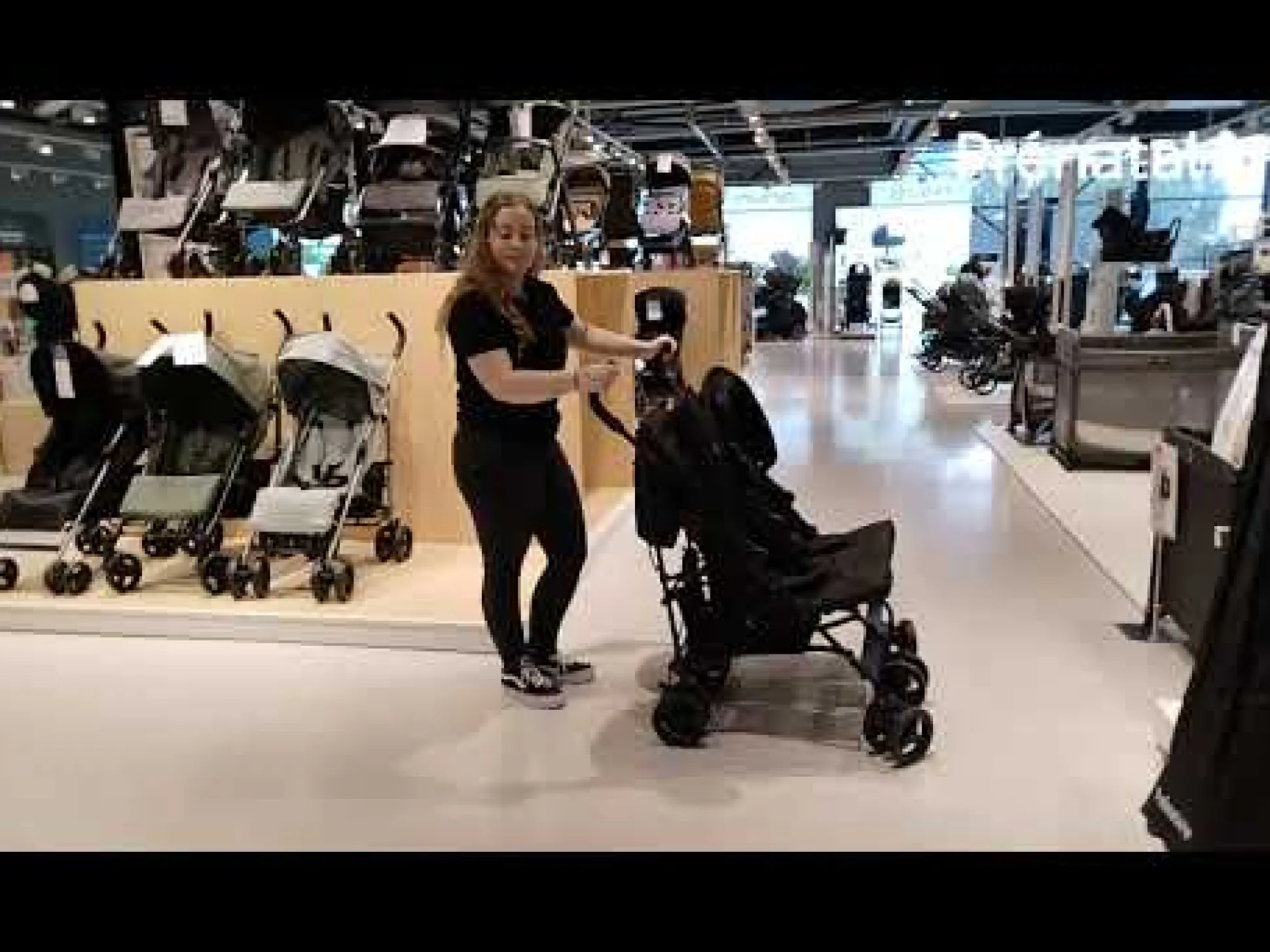 Prenatal tweeling buggy Black