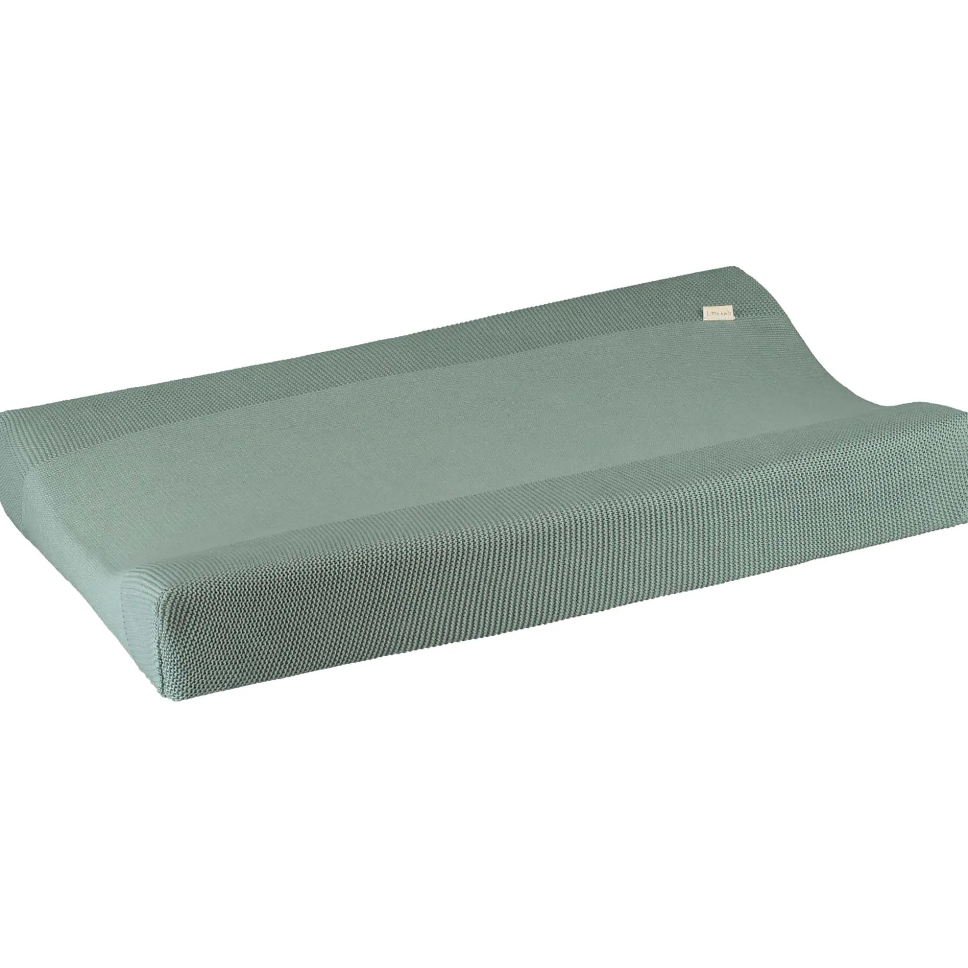 Prénatal aankleedkussenhoes Little Knits groen