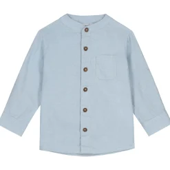 Prénatal baby blouse lange mouwen effen blauw