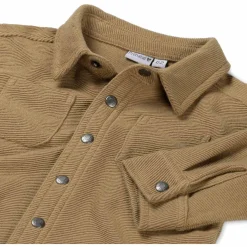 Prénatal baby blouse lange mouwen effen bruin