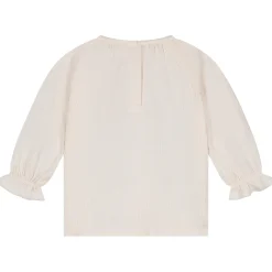 Prénatal baby blouse lange mouwen effen wit