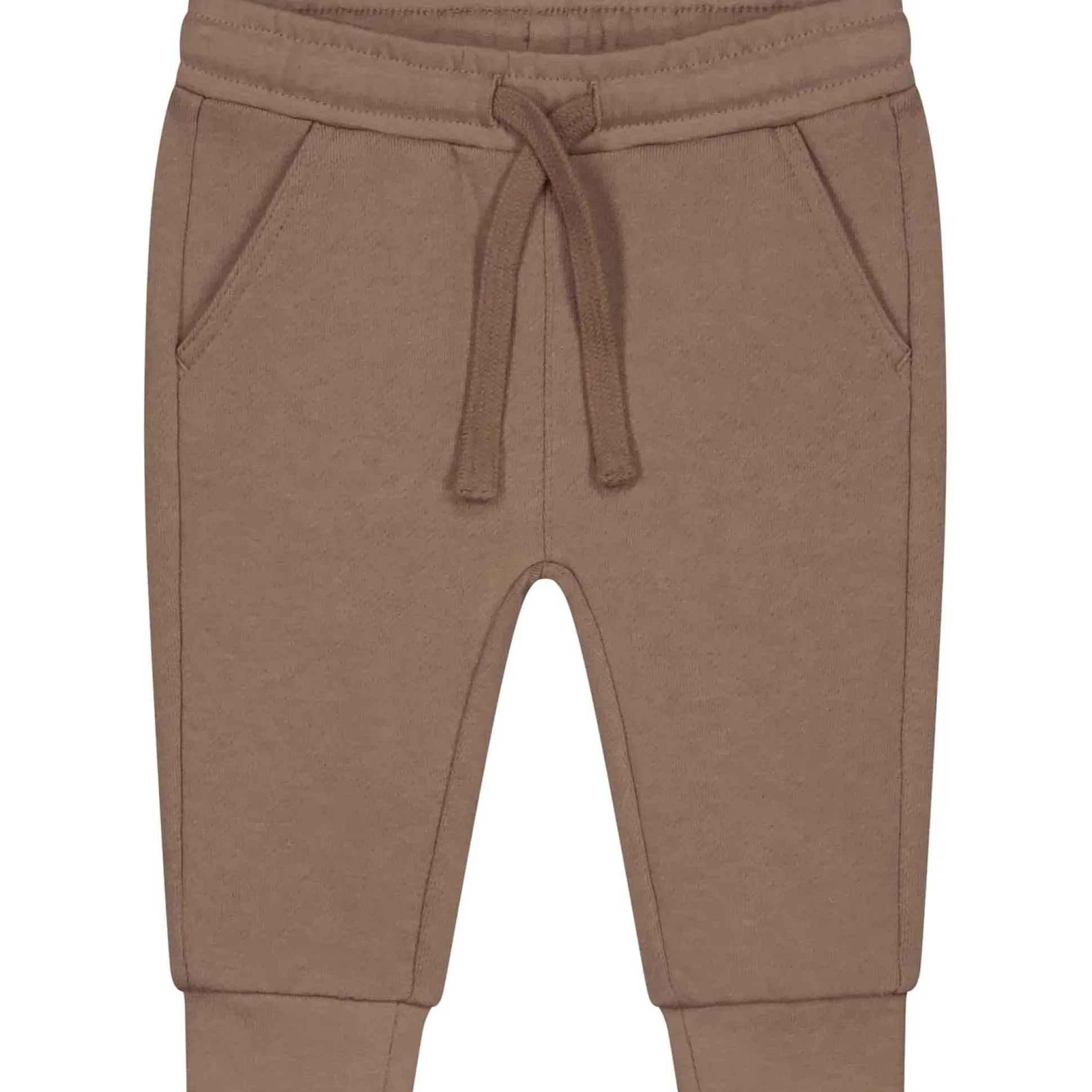 Prénatal baby broek effen bruin