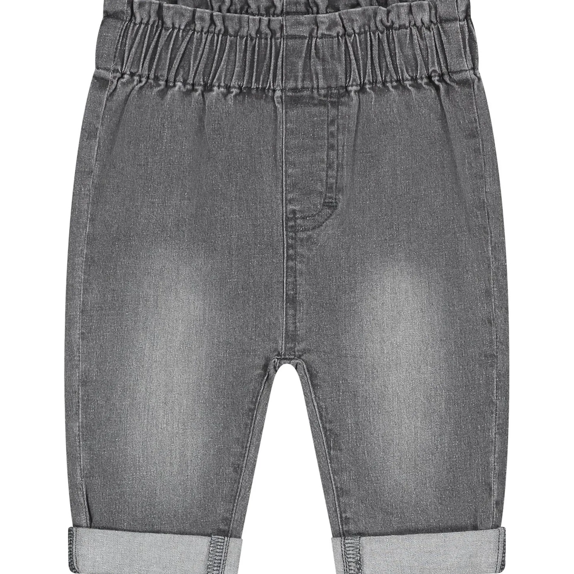 Prénatal baby broek effen grijs