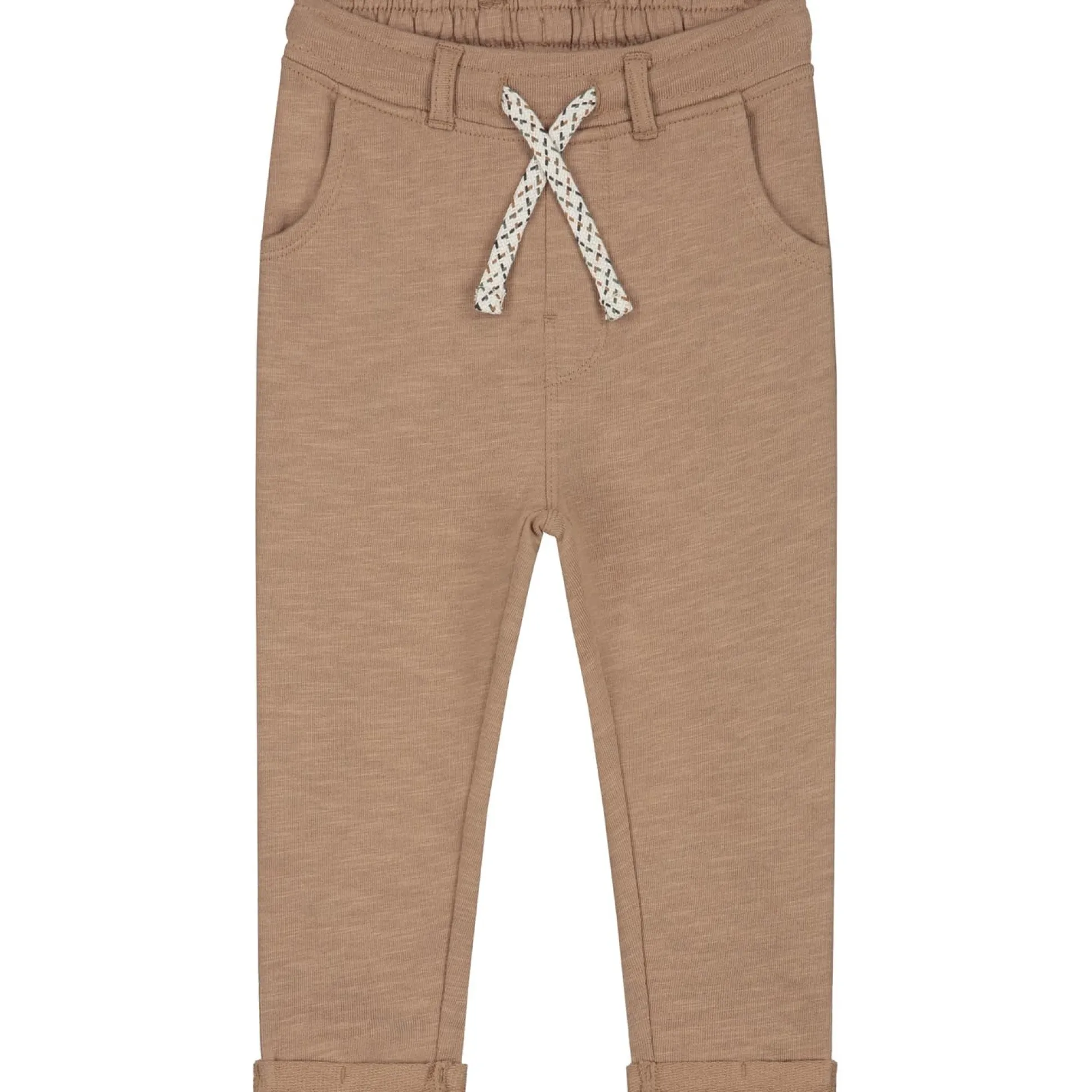 Prénatal baby broek effen bruin