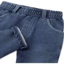 Prénatal baby broek  effen blauw