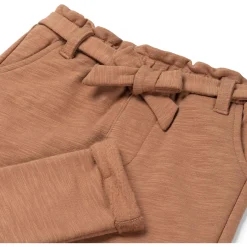Prénatal baby broek effen bruin