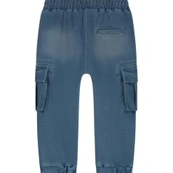 Prénatal baby broek  effen blauw