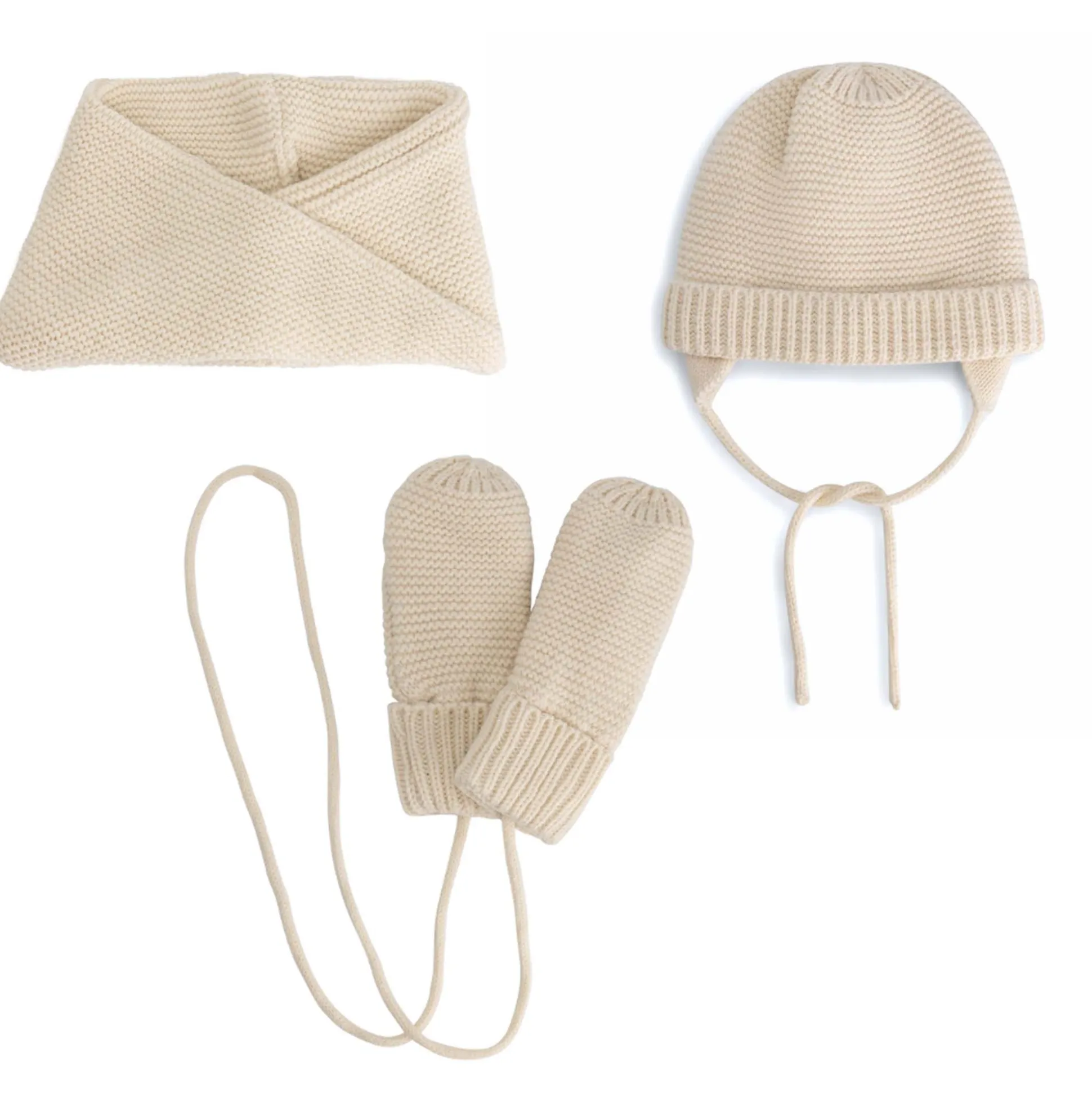 Prénatal baby colsjaal beige