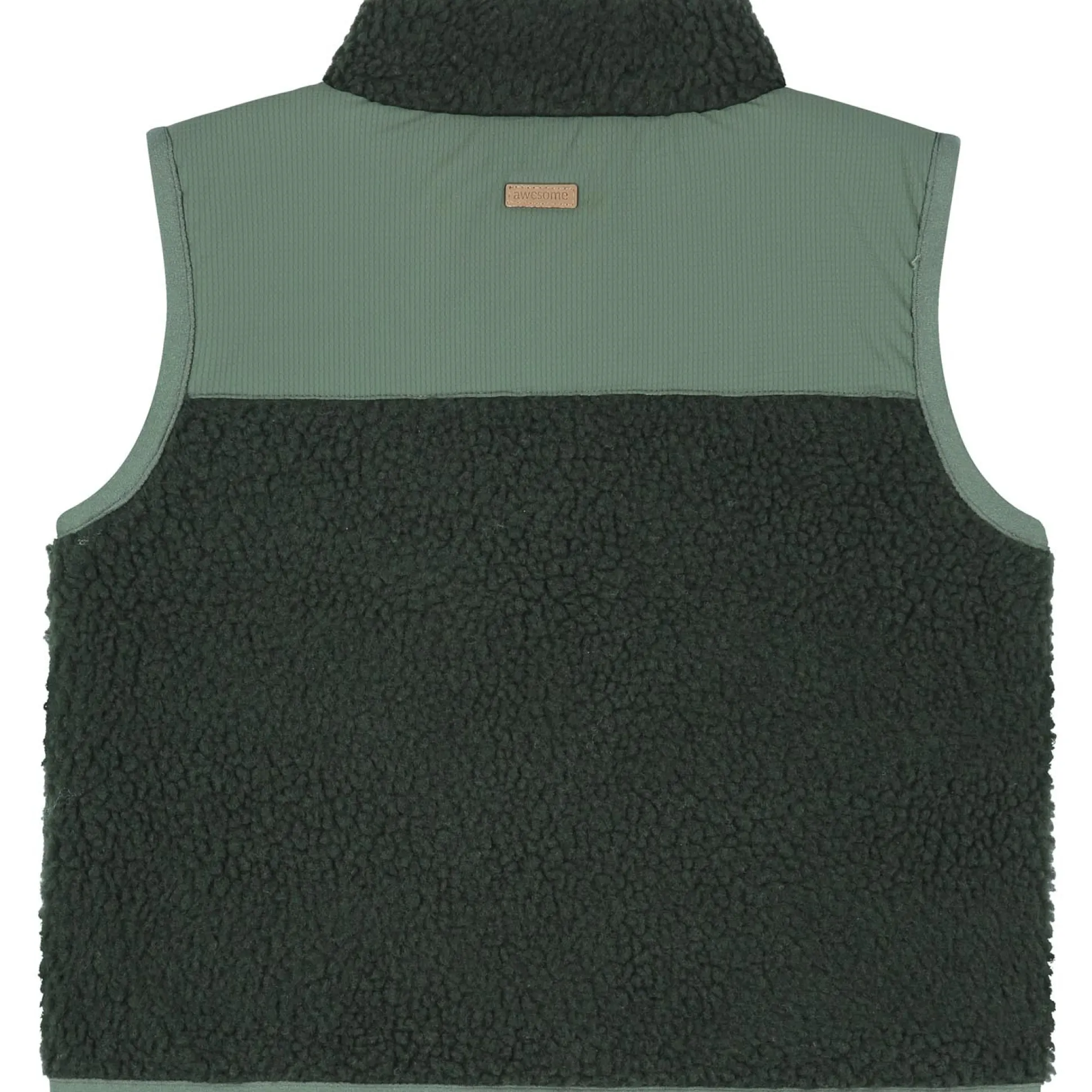 Prénatal baby gilet mouwloos meerkleurig groen