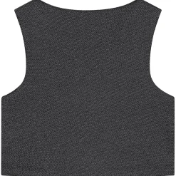 Prénatal baby gilet mouwloos effen antraciet