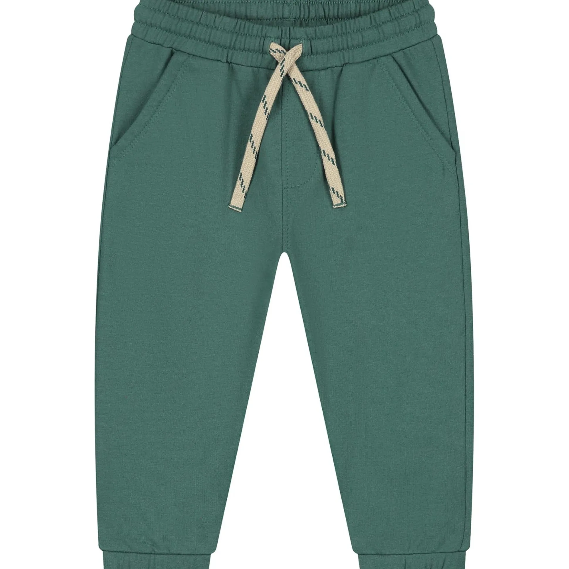 Prénatal baby joggingpak lange mouwen effen groen