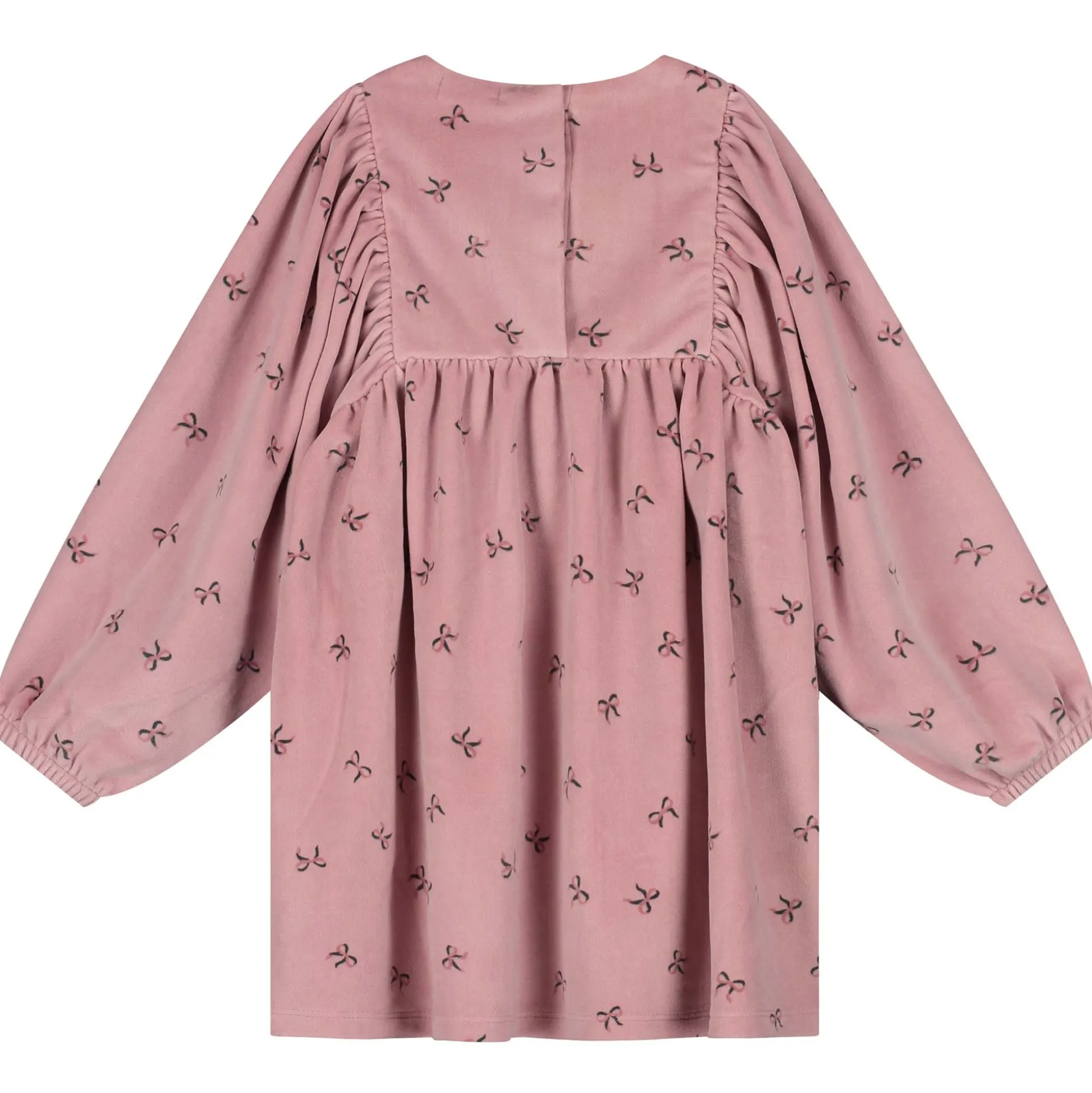 Prénatal baby jurk lange mouwen all over print roze