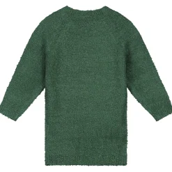 Prénatal baby jurk lange mouwen effen groen