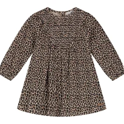 Prénatal baby jurk lange mouwen dierenprint multi