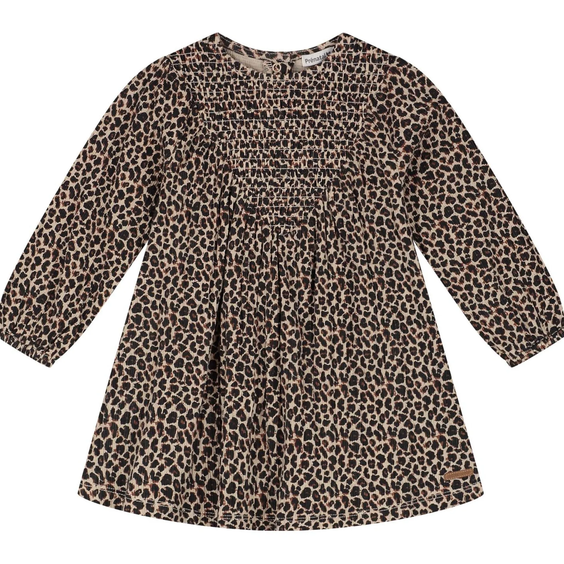 Prénatal baby jurk lange mouwen dierenprint multi