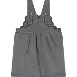 Prénatal baby jurk mouwloos effen grijs