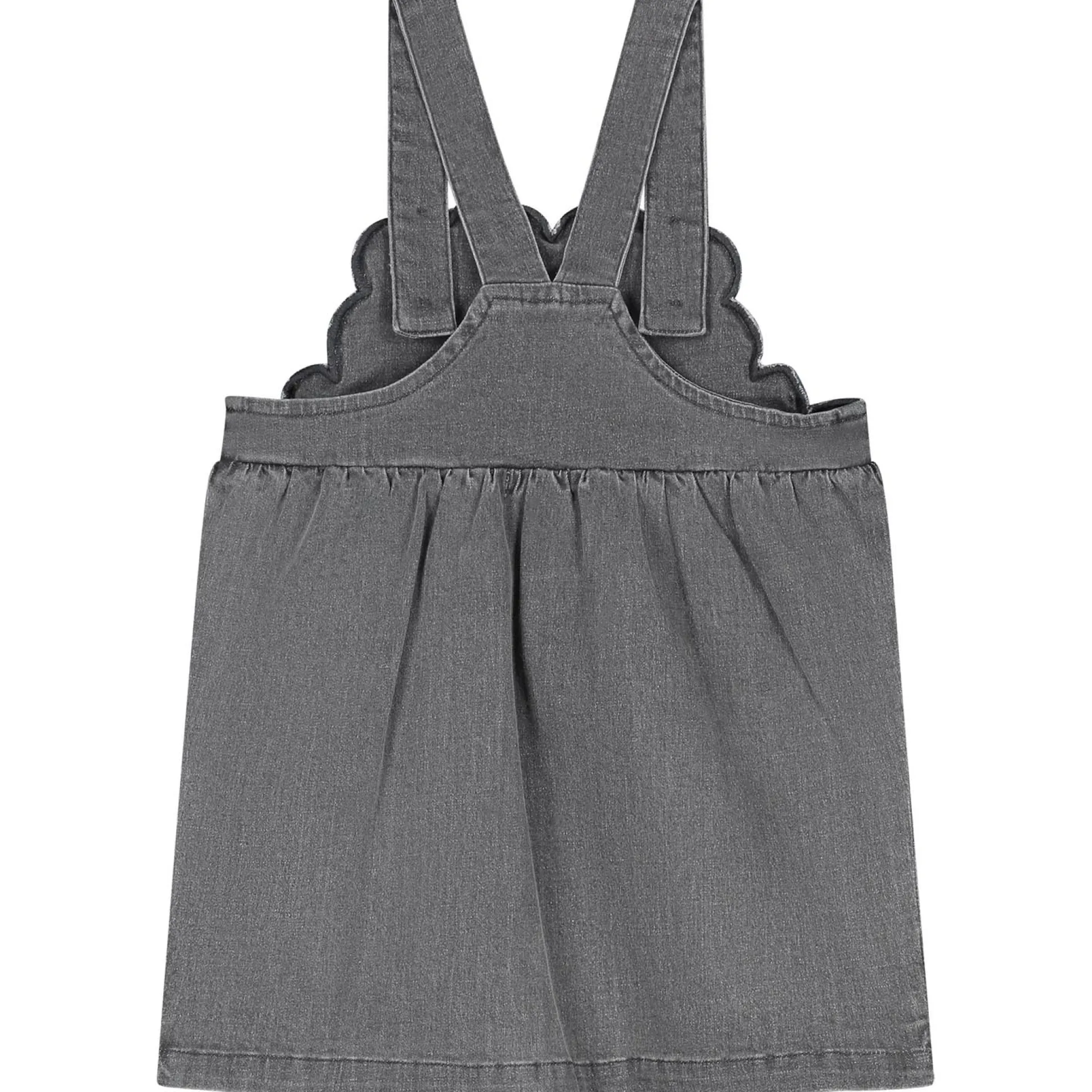 Prénatal baby jurk mouwloos effen grijs