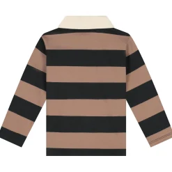 Prénatal baby polo lange mouwen strepen multi