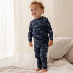 Prénatal baby pyjama auto's blauw