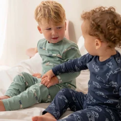 Prénatal baby pyjama auto's blauw